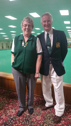 Wealden IBC Club Presidents Jill Saunders and John Harriet